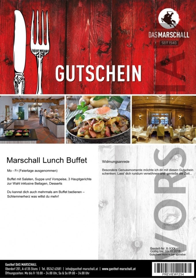 Marschall Lunch Buffet